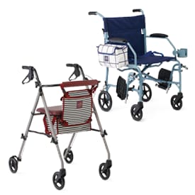 Ultralight Freedom Rolling Walker OR Freedom 3 Transport Wheelchair by Medline