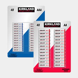 Kirkland Signature Alkaline Batteries