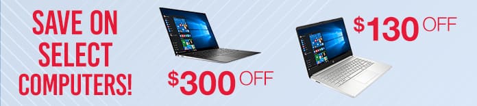 Save on Select Computers!