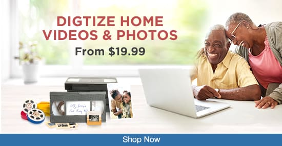 Digitize home videos & photos. From $19.99. Shop Now.
