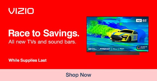 Vizio: Race to Savings.