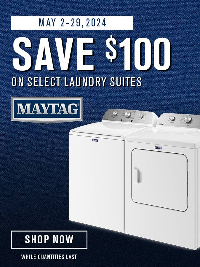 Maytag 27 in White 2piece Commercial Grade Laundry Suite with 4.0 cu