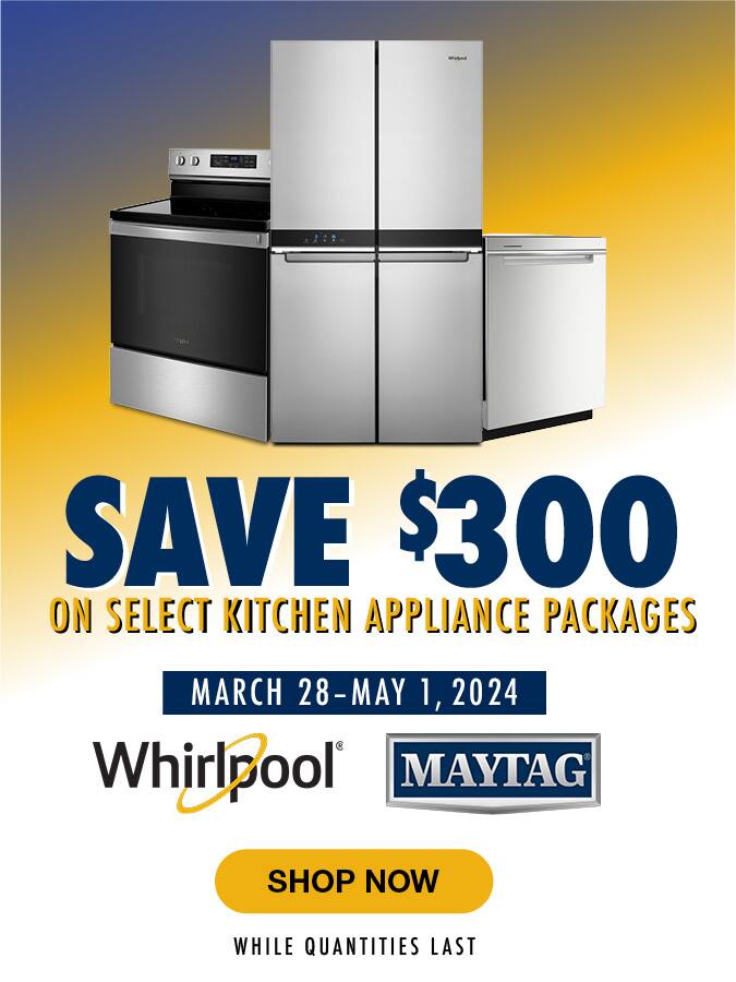 Whirlpool 3piece Stainless Steel Kitchen Suite with 30 in 19.7 cu ft. French Door Refrigerator
