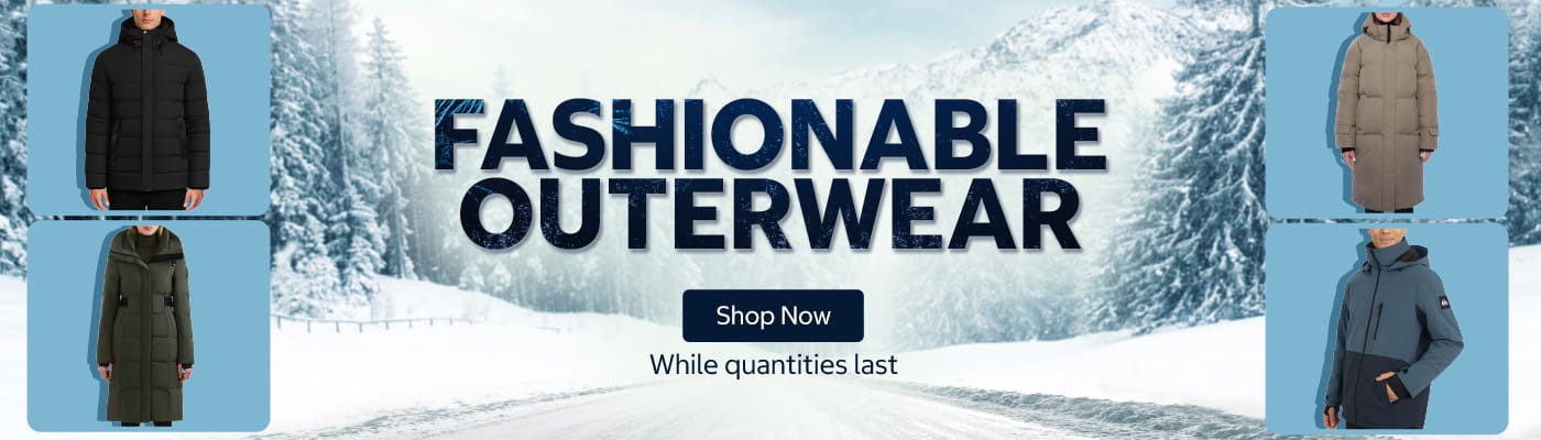 Fashionable Outerwear
Shop Now
While quantities last