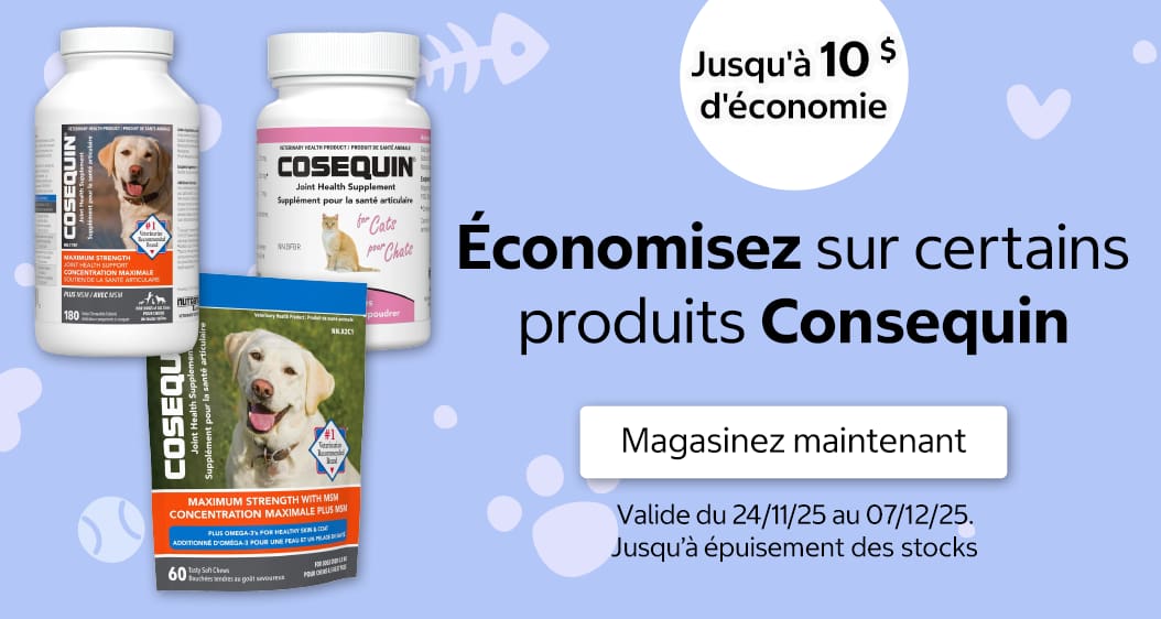 Économisez sur certains produits Consequin
Jusqu'à 10 $ d'économie
Valide du 24/11/25 au 07/12/25
Magasinez maintenant
Jusqu’à épuisement des stocks