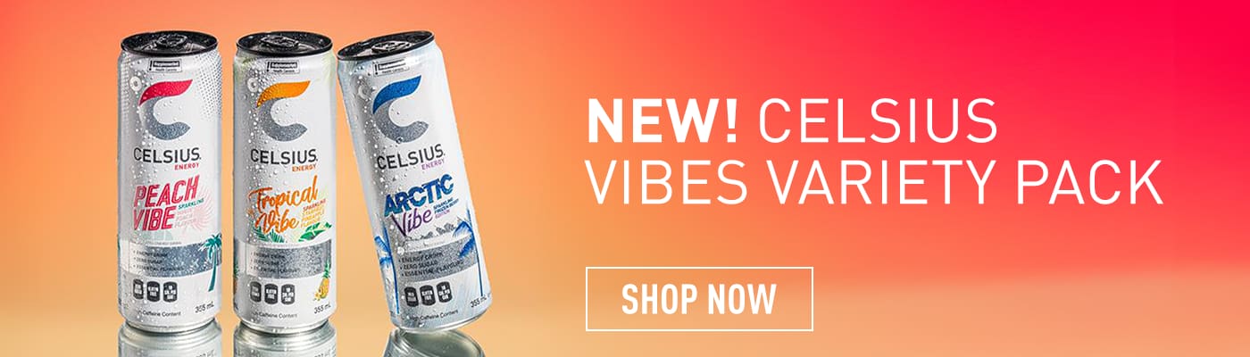 NEW! CELSIUS VIBES VARIETY PACK
$29.99
SHOP NOW