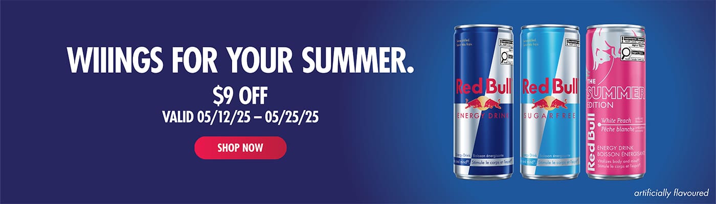 WIINGS FOR YOUR SUMMER 
$9 OFF 
VALID 05/12/25 TO 05/25/25
SHOP NOW