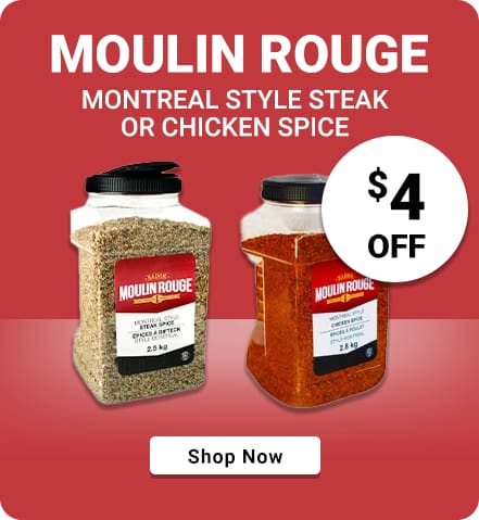 Moulin Rouge Montreal style steak or chicken spice
$4 OFF
Shop Now