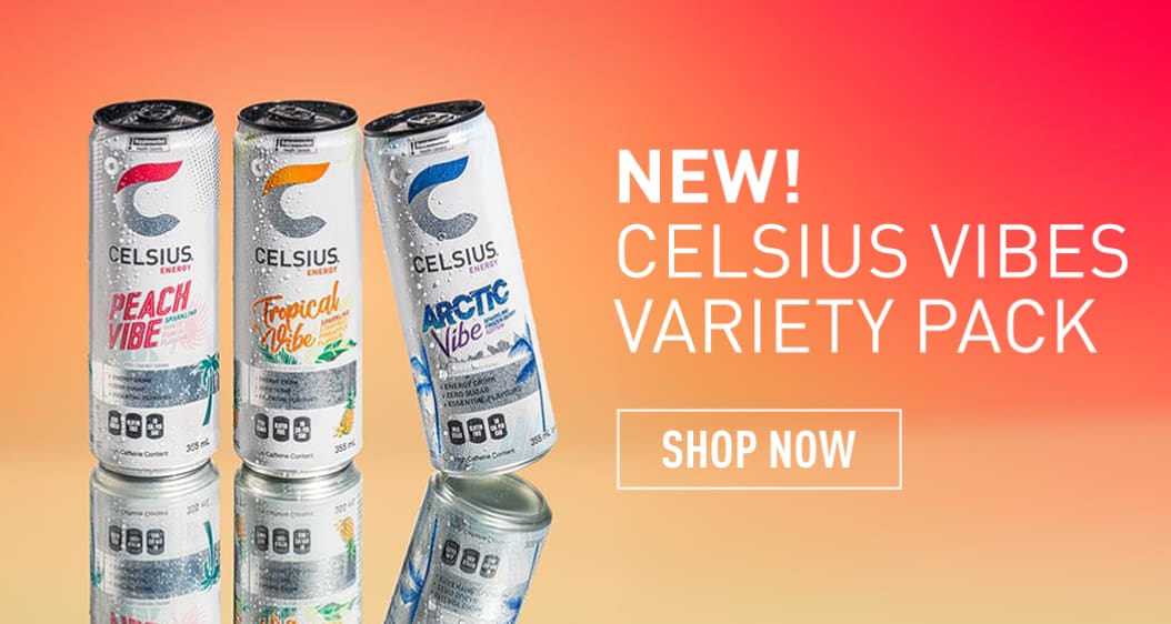 NEW! CELSIUS VIBES VARIETY PACK
$29.99
SHOP NOW