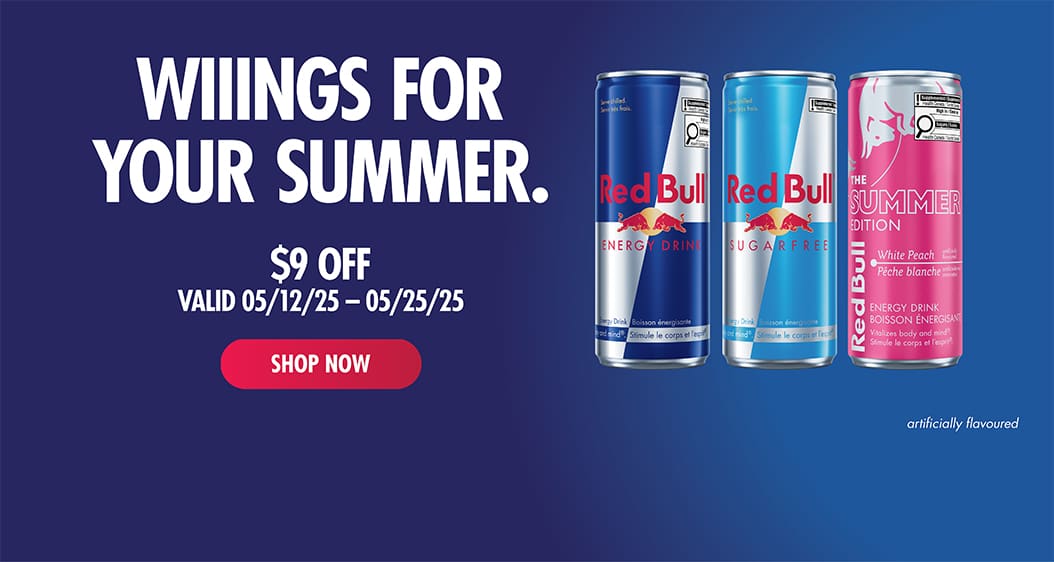 WIINGS FOR YOUR SUMMER 
$9 OFF 
VALID 05/12/25 TO 05/25/25
SHOP NOW