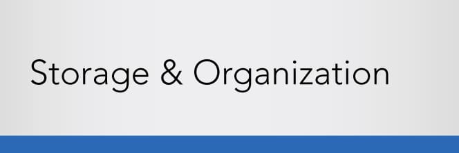 Storage & Organization