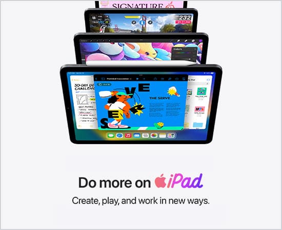 Do more on Apple iPad. Discover new ways to create, play and get things done