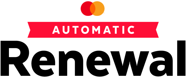 Mastercard. Automatic renewal.