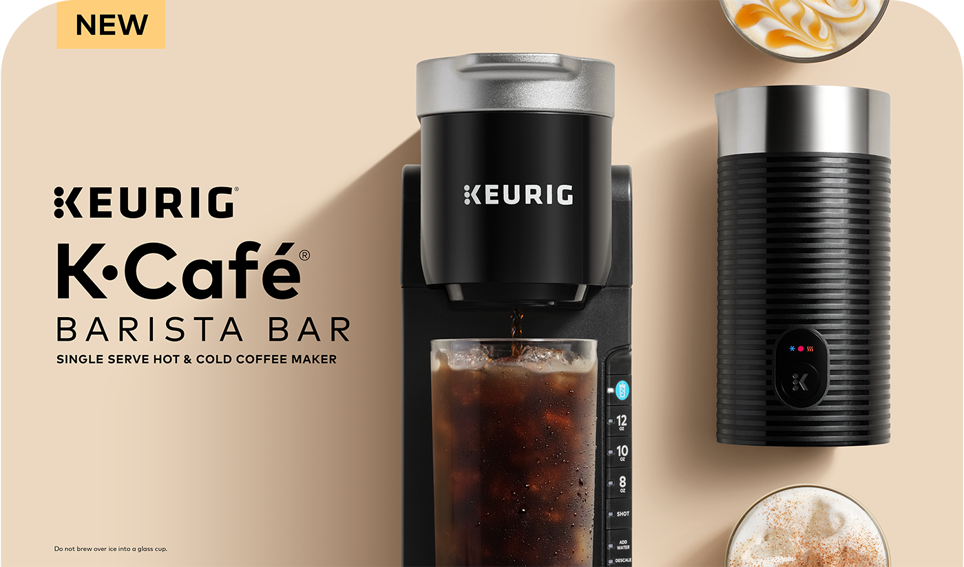 New. Keurig K-Cafe Barista Bar. Single serve hot and cold coffee maker.