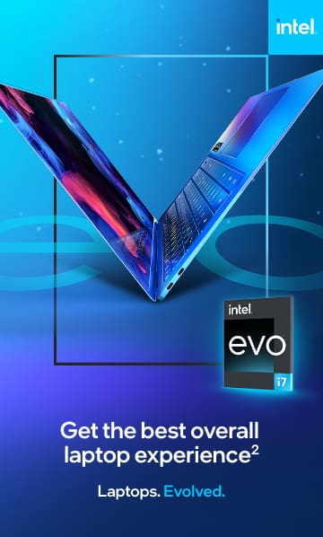 Get the best overall laptop experience. Laptops. Evolved.