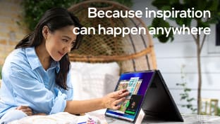 Because inspiration can happen anywhere.