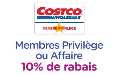 Membres Privilège ou Affaire 10% de rabais