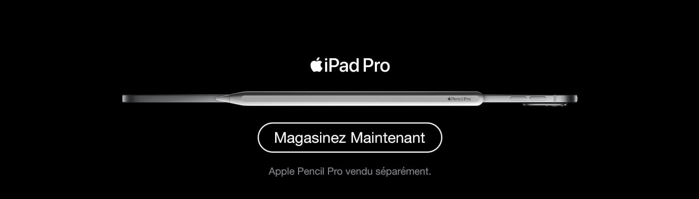 iPad. Pratique. Sympatique. Magique. Magasinez maintenant. Accessoires vendus séparément, sous réserve des disponibilités