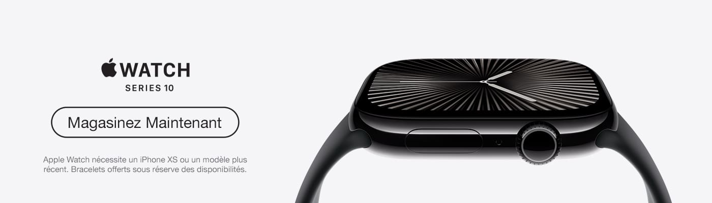 Watch series 9 clairement brillante. Acheter. Apple Watch nécessite un iPhone Xs ou un modèle plus récent. Bracelets offerts sous réserve des disponibilités.