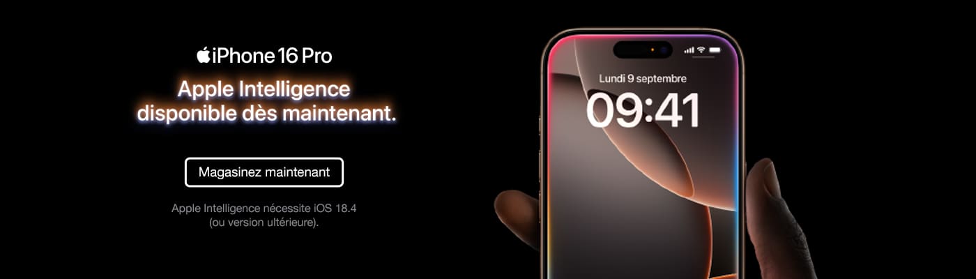 iPhone 16 pro titane. Magasinez maintenant.