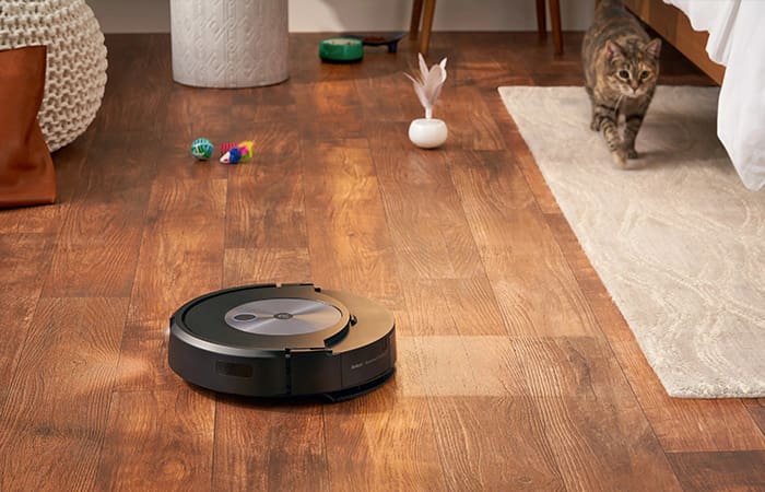 Roomba wood to carpet transition