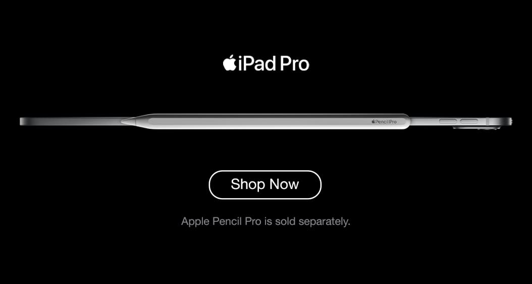 iPad. Lovable. Drawable. Magical. Shop Now. Accessories sold separately and subject to availability.