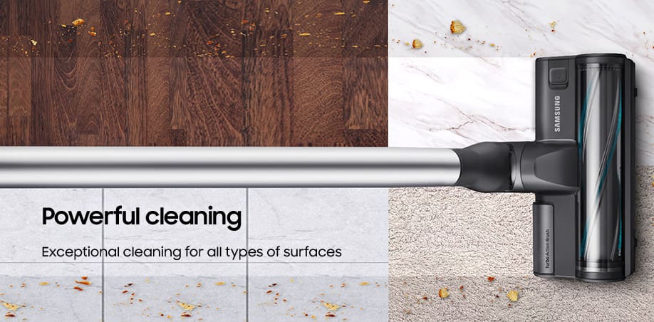 Powerful cleaning. Exceptional cleaning for all types of surfaces