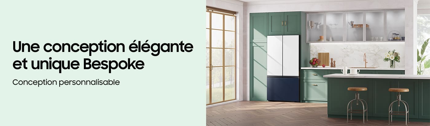 Une conception élégante et unique Bespoke. Conception personnalisable.