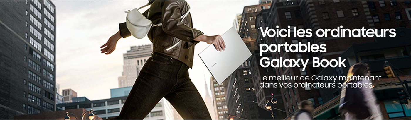 Voici les ordinateurs portables Galaxy Book. Le meilleur de Galaxy maintenant dans vos ordinateurs portables.
