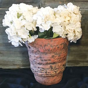 pottery flower pot