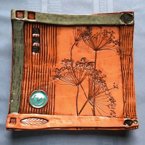More of Tait’s pottery made with clay she has harvested from a nearby river.