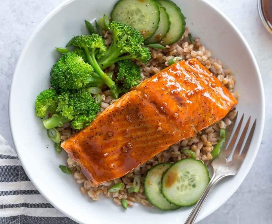 Maple-Glazed Salmon