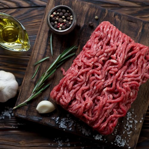 raw ground beef