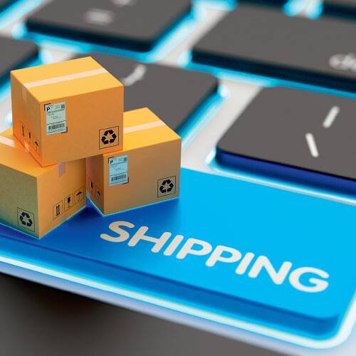 shipping boxes