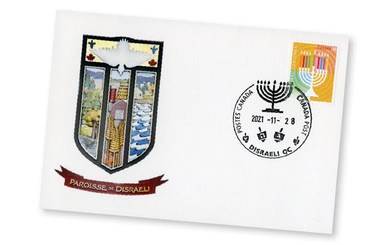 Hanukkah postmark