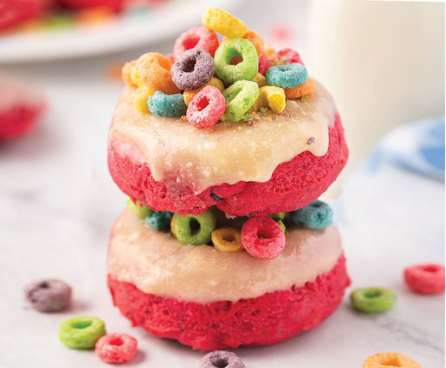 fruit ring doughnuts