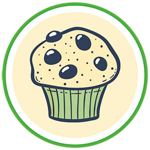 illustration of a muffin