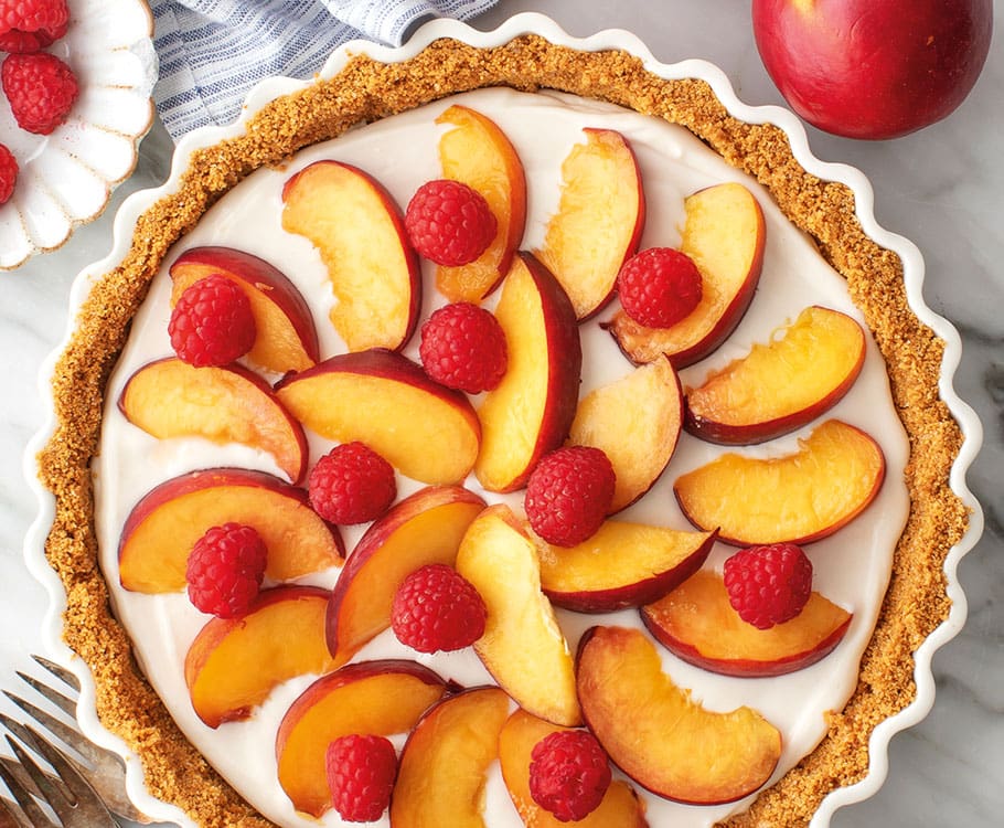 peach tart