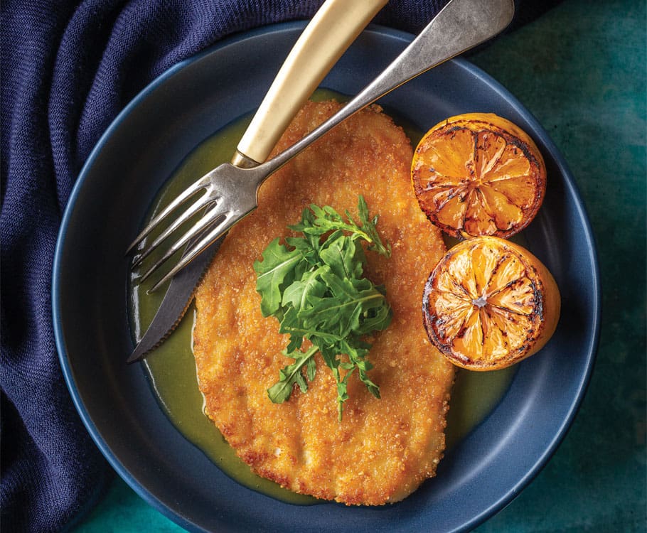 pan-fried calamari steaks