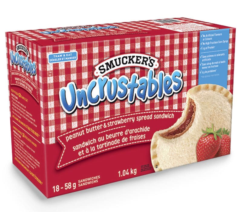 uncrustables sandwich