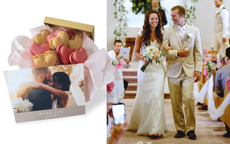 wedding invitation / married couple