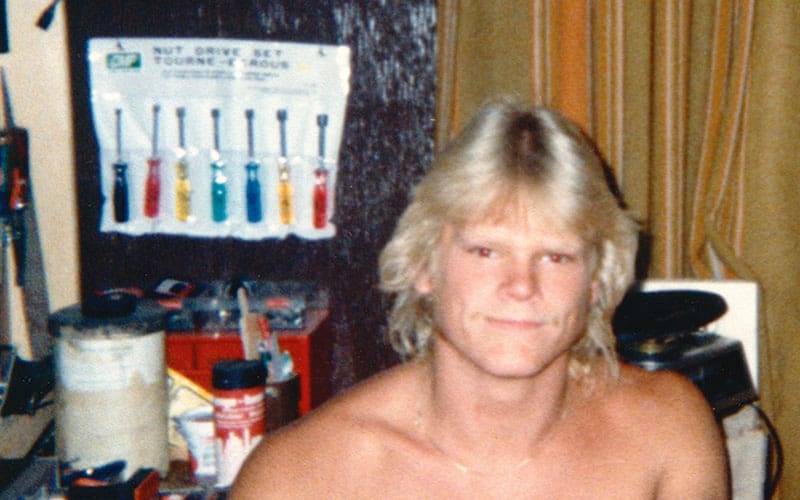 Holmes at home in the early ’80s
