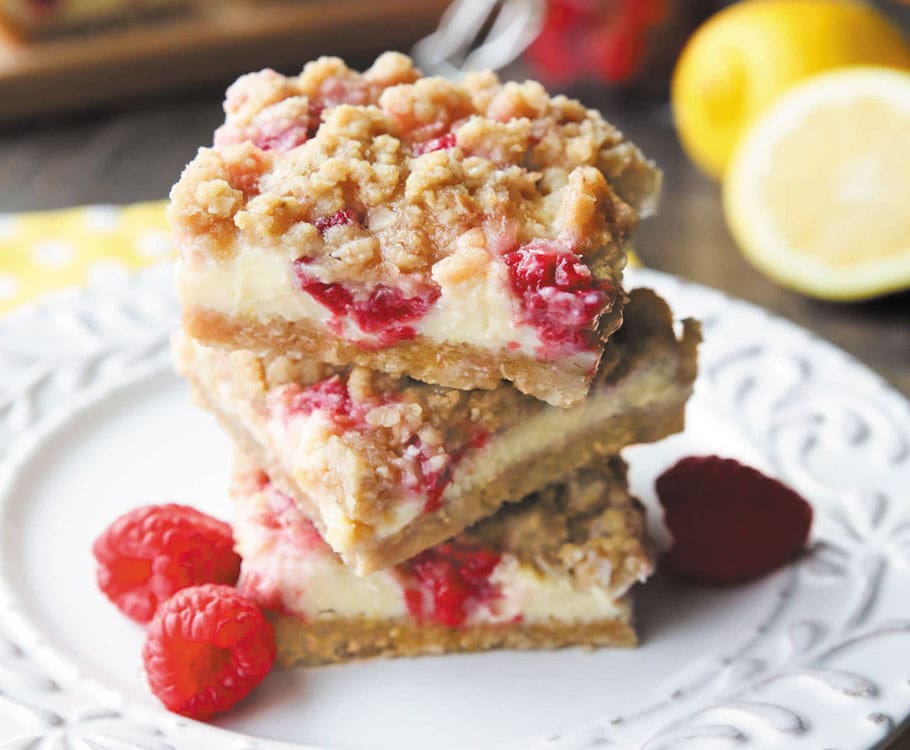 Lemon Raspberry Crumb Bars