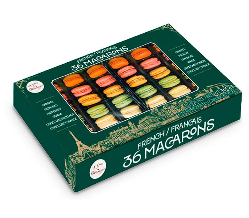 Le Chic Pâtissier 36 French Macarons Box