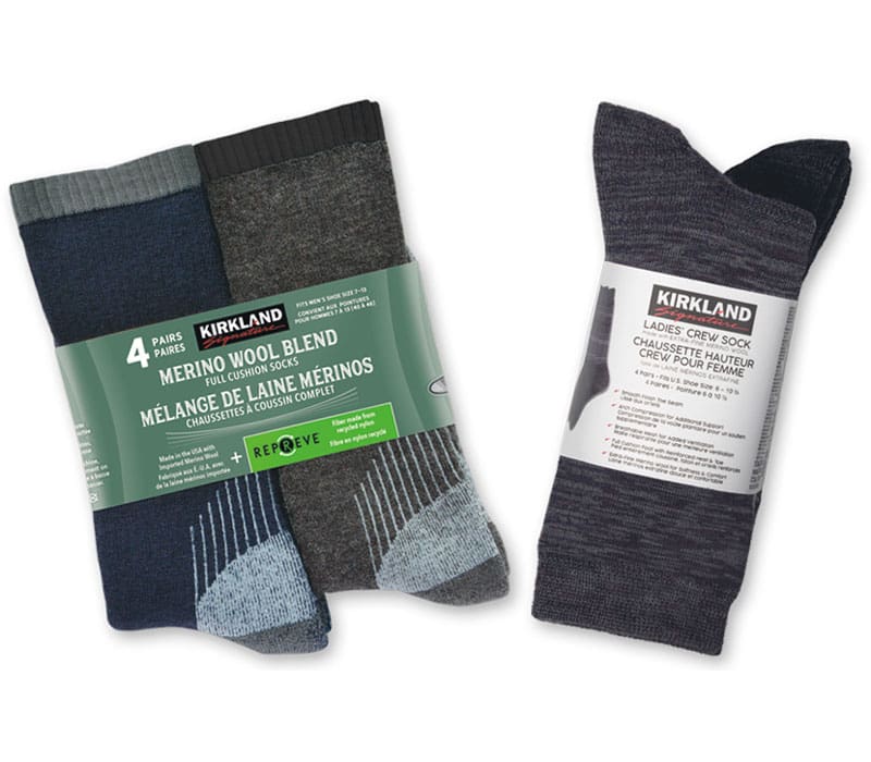 Kirkland Signature Merino Wool Blend Socks