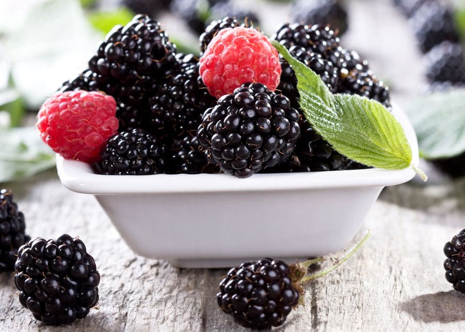 bowl of berries