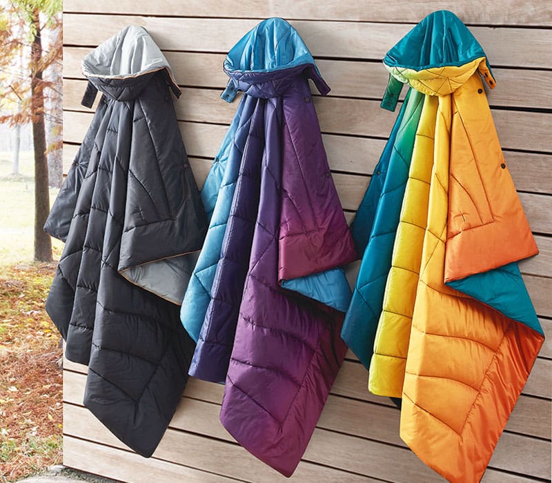 Weatherproof Wearable Packable Blanket