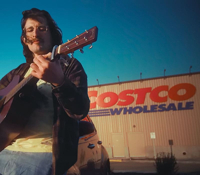 man playing guitar