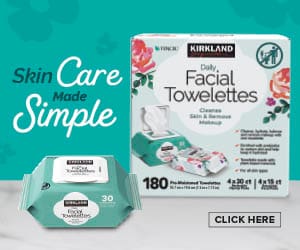 Skin care made simple. Kirkland signature facial towelettes. Click here