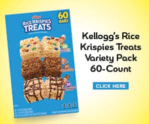 Kellogg's rice krispies treats variety pack 60-count. Click here